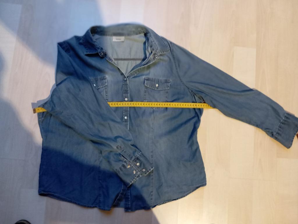 jeanshemd dames, Ophalen, Gedragen, Maat 46/48 (XL) of groter