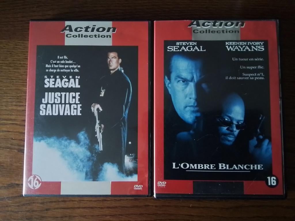 5 DVD'S AVEC STEVEN SEAGAL, CD & DVD, Enlèvement, Comme neuf, Action