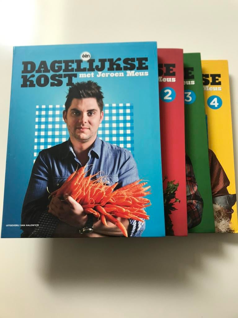 Dagelijkse kost - Jeroen Meus 1 - 2 - 3 - 4, Boeken, Ophalen of Verzenden, Zo goed als nieuw, Jeroen Meus