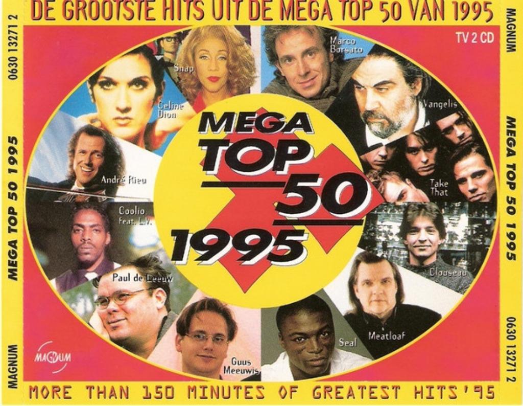 Mega Top 50 Van 1995 Meatloaf ,Clouseau ,La Bouche (2XCD, Ophalen of Verzenden