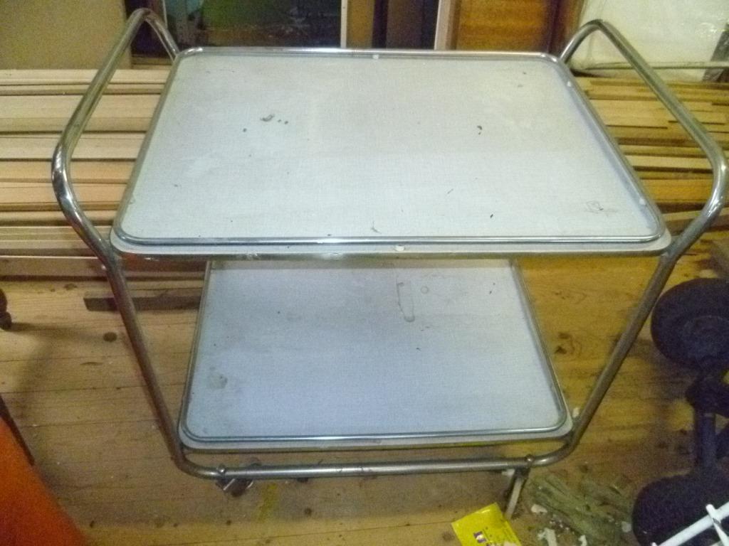 vintage serveerkar, Ophalen