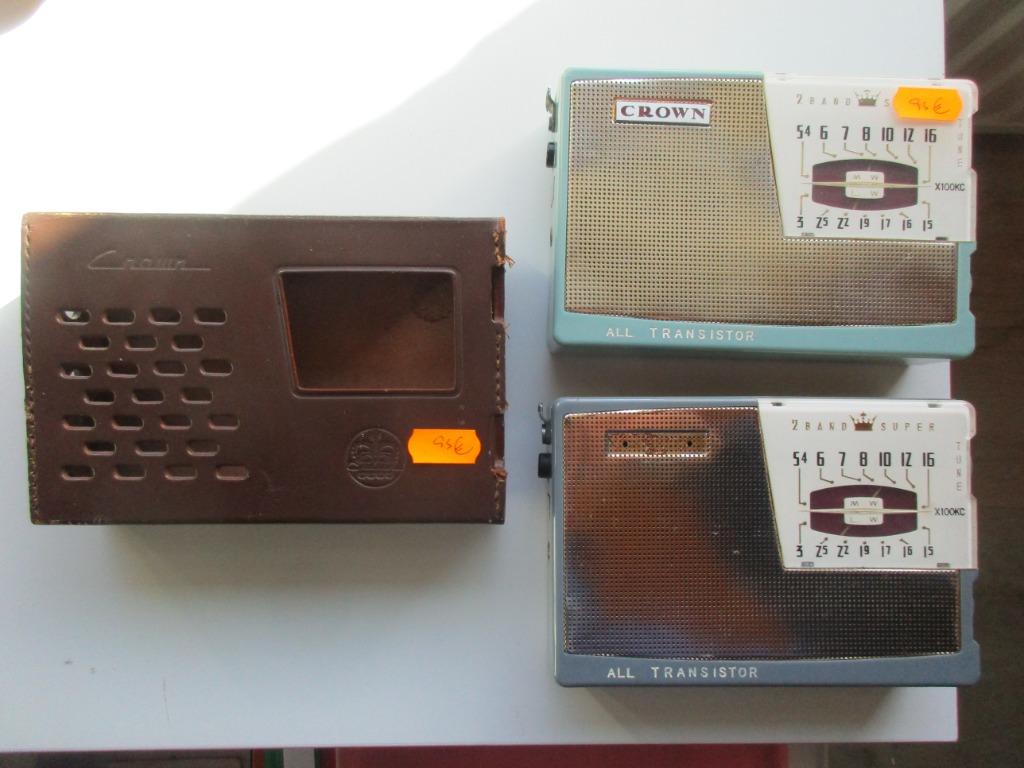 2 x CROWN TR-6L2. JAPON. ***RARE***., Antiquités & Art, Antiquités | TV & Hi-Fi, Enlèvement ou Envoi