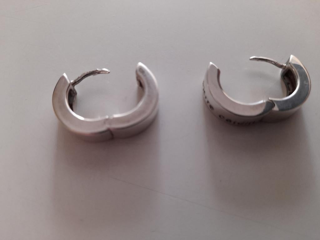 Boucles d'oreilles argent pierre cardin 925, Enlèvement ou Envoi, Comme neuf