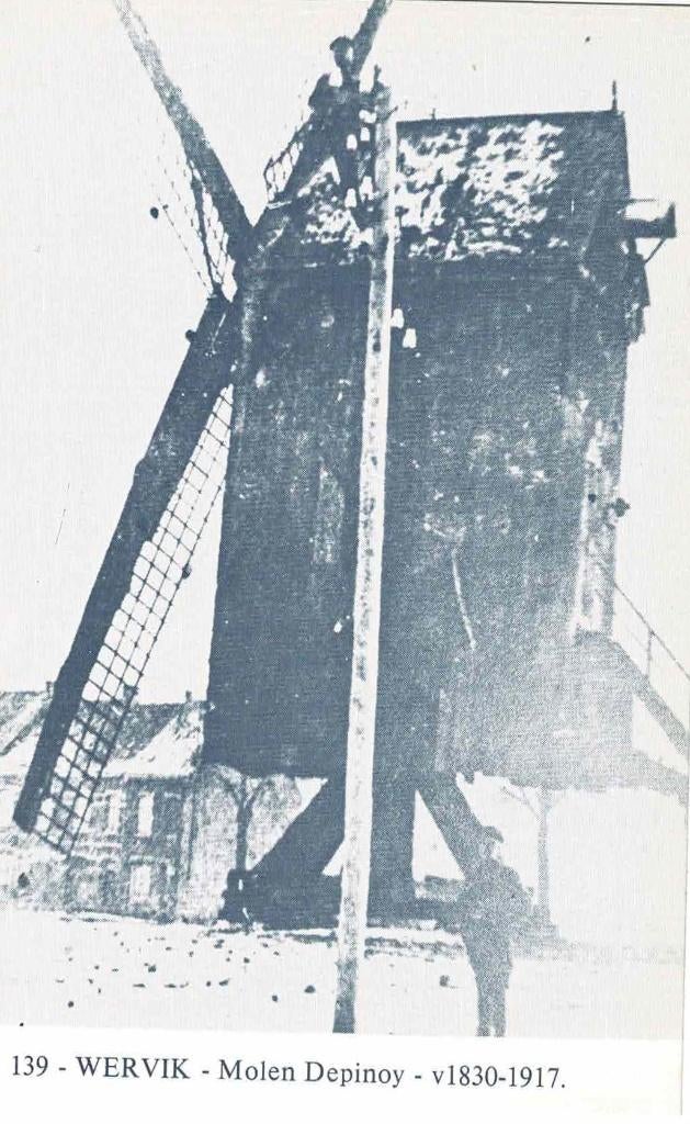 Wervik - Molen Depinoy, Enlèvement ou Envoi, 1960 à 1980, Non affranchie, Flandre Occidentale