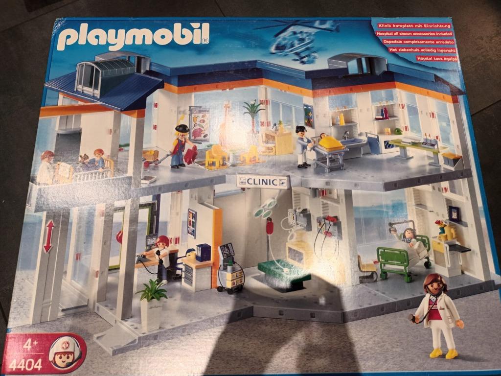 playmobil - Groot ingericht ziekenhuis + accessoires 4404, Enlèvement ou Envoi, Comme neuf, Ensemble complet