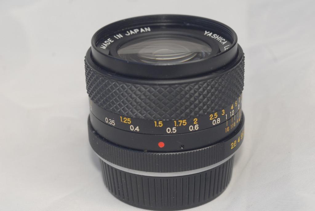 Yashica DSB 28 mm 2.8, Enlèvement ou Envoi, Utilisé, Reflex miroir, Autres Marques