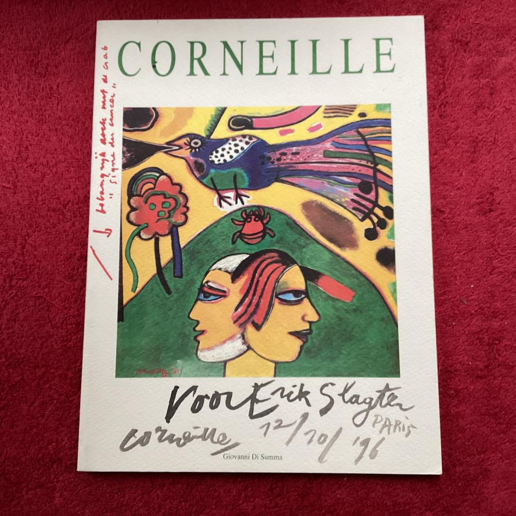 CORNEILLE avec dédicace pour son ami ERIK SLAGTER, Comme neuf