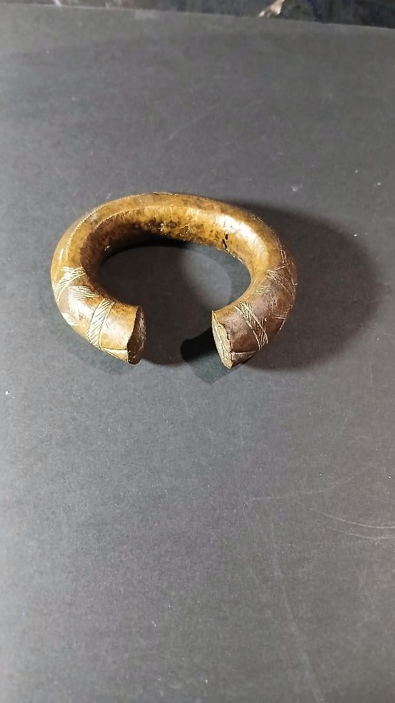 Afrikaanse armband / manilla - brons, Antiek en Kunst, Ophalen