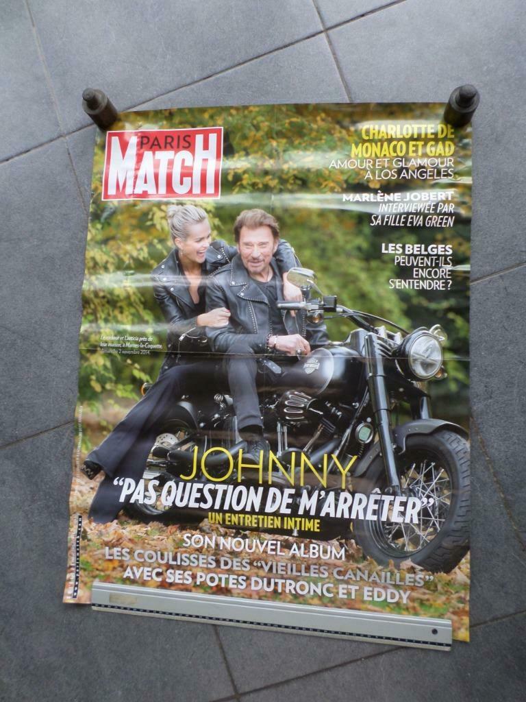 Affiche Johnny Hallyday - 2014, Enlèvement ou Envoi, Rectangulaire vertical, A1 jusqu'à A3, Musique