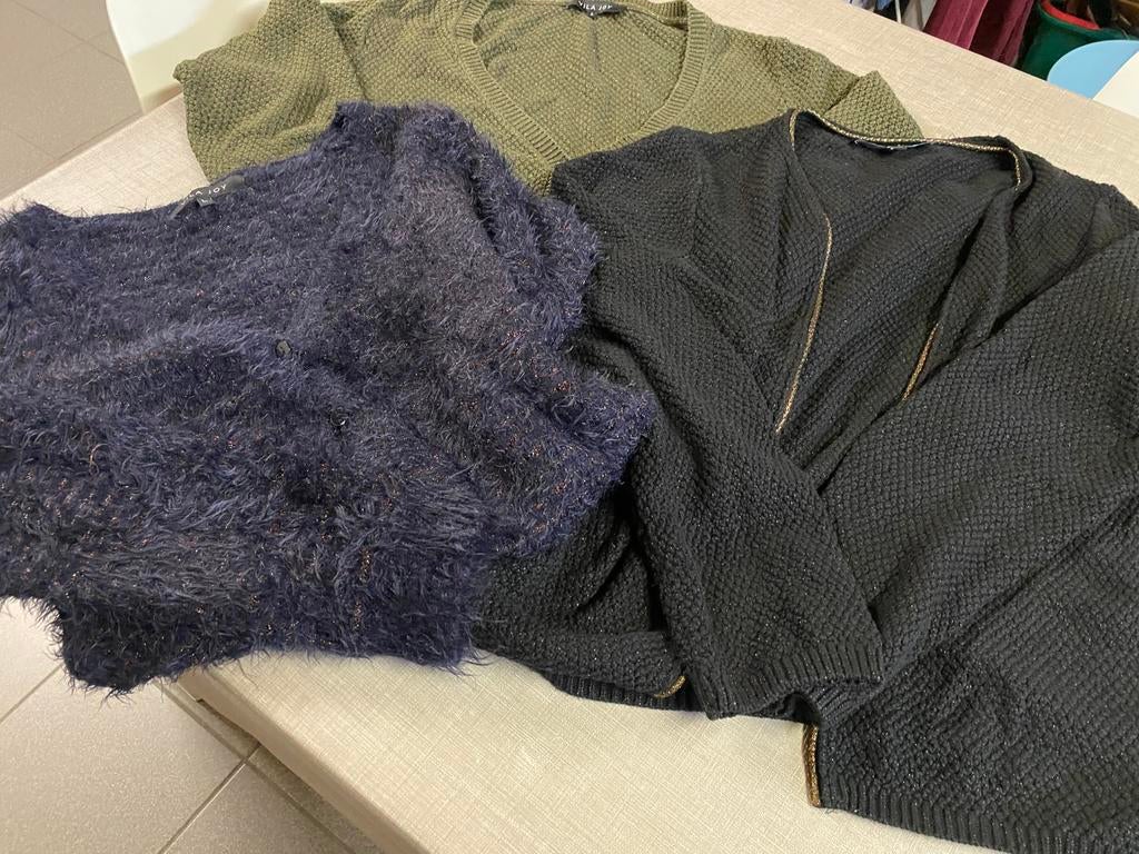 3 dames gilletjes, Kleding | Dames, Ophalen of Verzenden, Gedragen, Maat 42/44 (L)