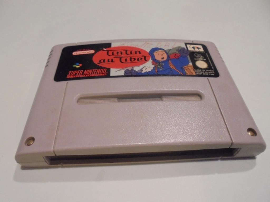 Super Nintendo Tintin au Tibet (orig), Consoles de jeu & Jeux vidéo, Envoi, Utilisé