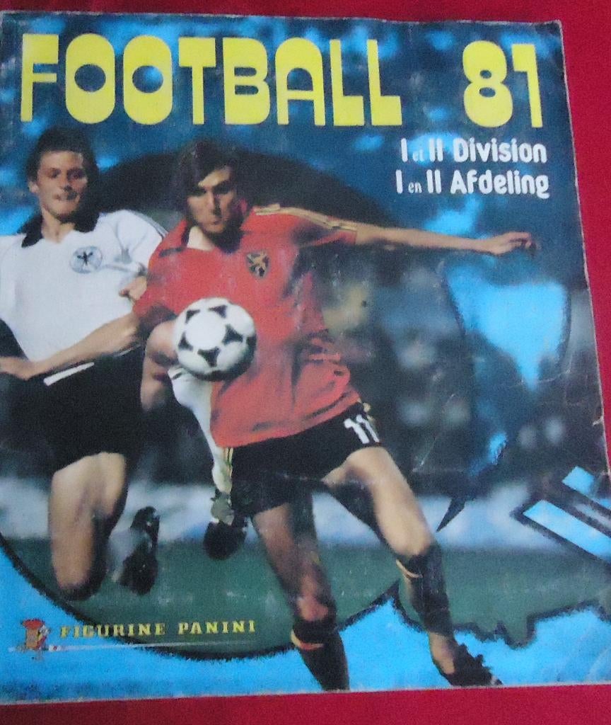 ALBUM AUTOCOLLANT PANINI FOOTBALL 81 complet, Envoi, Autocollant