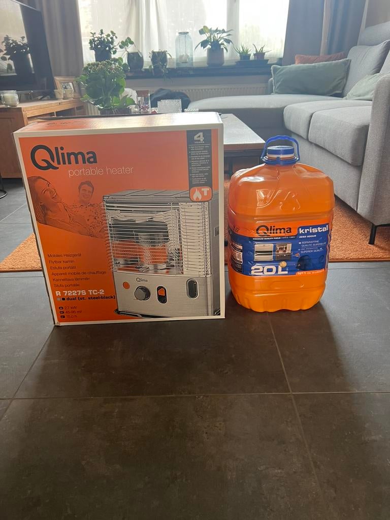 Qlima vuurtje, Huis en Inrichting, Ophalen, Zo goed als nieuw