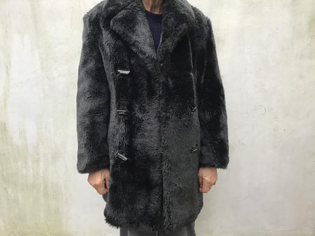 Manteau fourrure artificielle - pour homme -jamais porté, Vêtements | Hommes, Neuf, Taille 48/50 (M), Noir