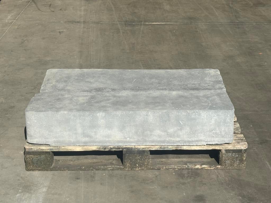 Beau seuil de porte ancien en pierre bleue, seuil en pierre, Moins de 25 cm, Utilisé, 100 à 200 cm, Enlèvement
