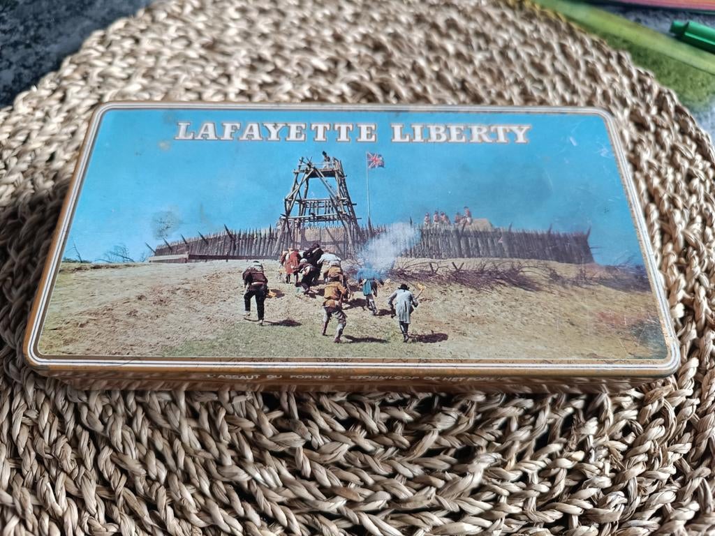 Boîte publicitaire cigares Lafayette Liberty, Verzamelen, Ophalen of Verzenden, Gebruikt