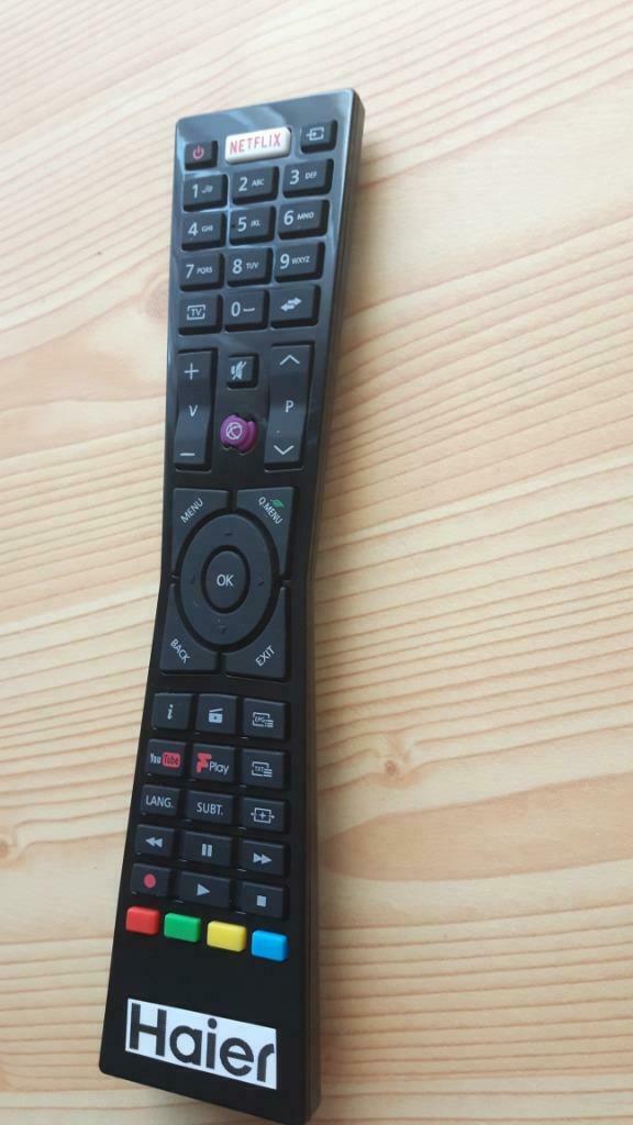 AFSTANDSBEDIENING HAIER VOOR 4K ULTRA SMART LED TV, Enlèvement ou Envoi, Neuf, Originale, TV