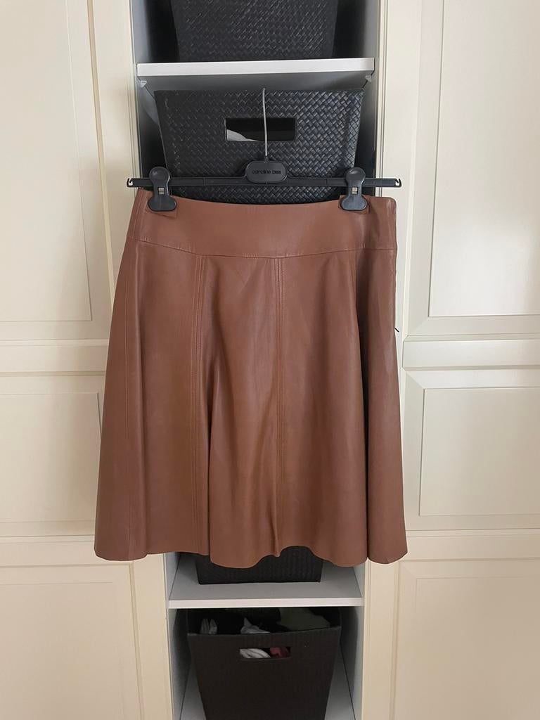 Caroline Biss lederen rok (38)., Kleding | Dames, Ophalen of Verzenden, Zo goed als nieuw
