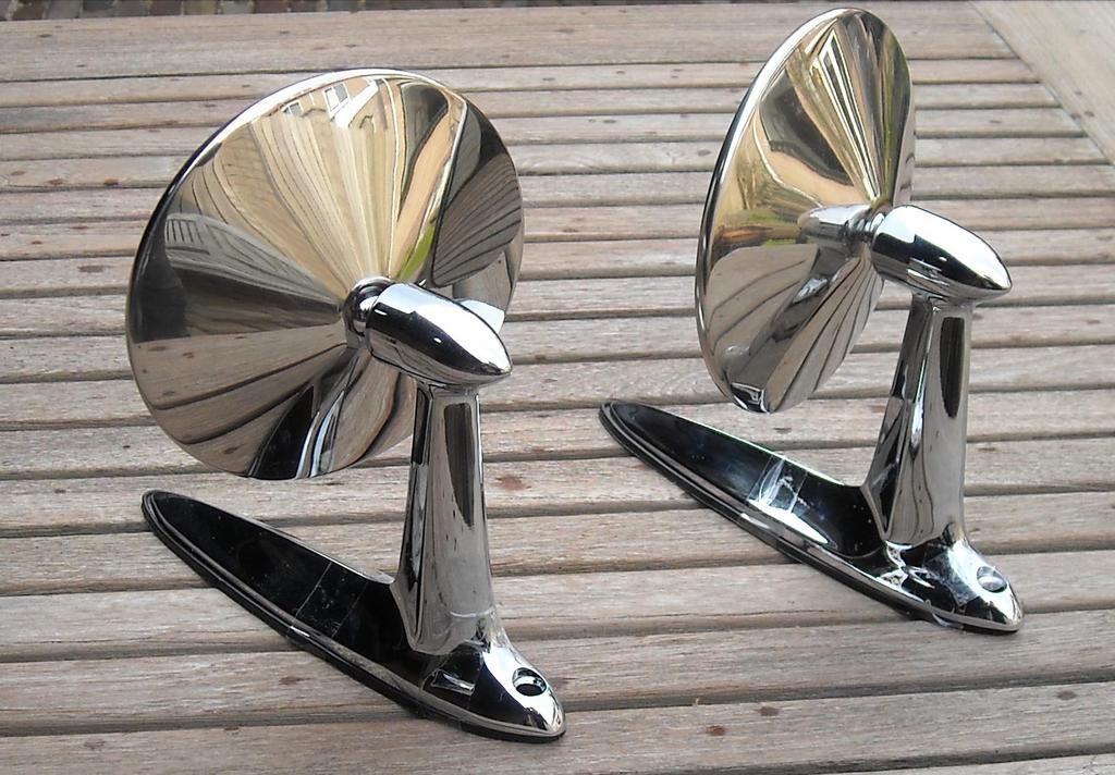 Chrome oldtimer spiegels type USA, chroom spiegel, Auto-onderdelen, Ophalen of Verzenden, Nieuw, Lincoln