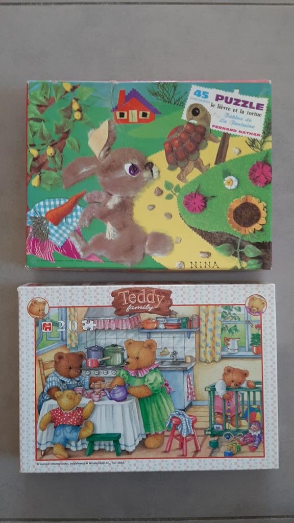 Lot de 2 puzzles enfants (complets!), Enlèvement ou Envoi, Utilisé