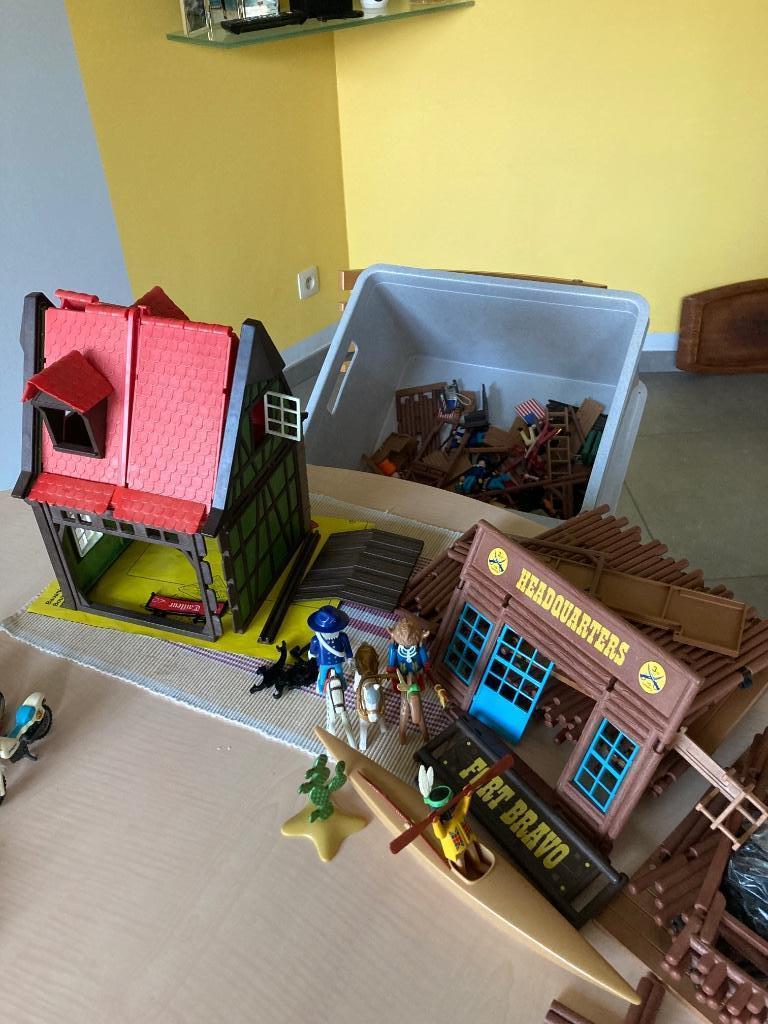 Playmobil vanalles wat fijn voor de vakanties!!, Enlèvement, Utilisé, Playmobil en vrac