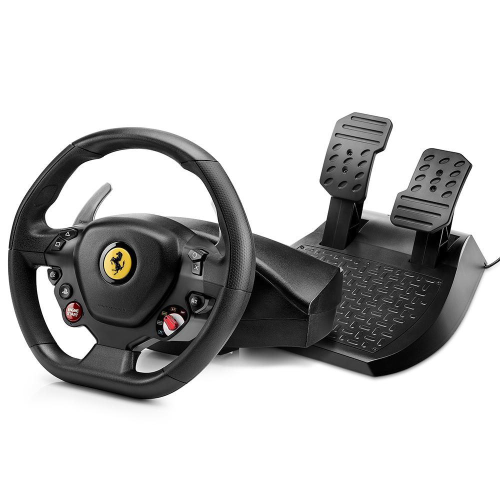 volant Thrustmaster T80 Ferrari Playstation 4 et 5, Enlèvement ou Envoi, Comme neuf, Volant ou Pédales, PlayStation 4