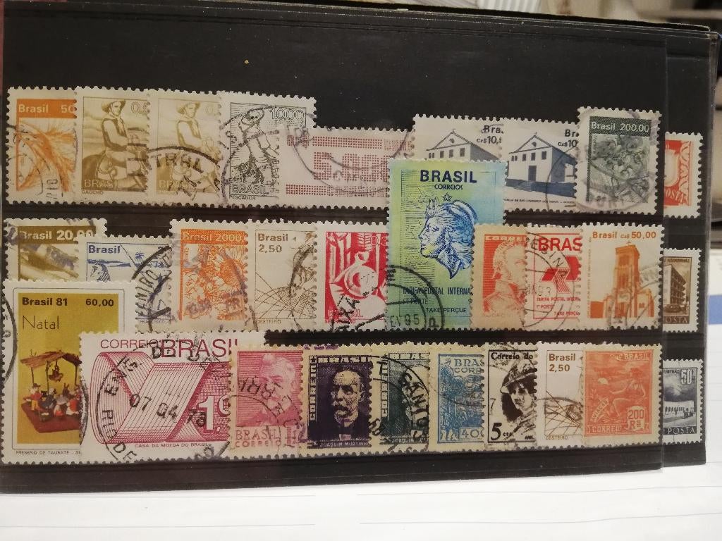 lot de timbres oblitérés BRESIL, Timbres & Monnaies, Enlèvement ou Envoi, Affranchi