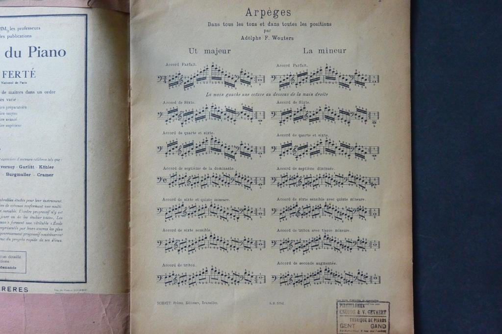3 Oude pianoleerboeken., Musique & Instruments, Partitions, Utilisé, Leçon ou Cours, Classique, Piano, Enlèvement ou Envoi