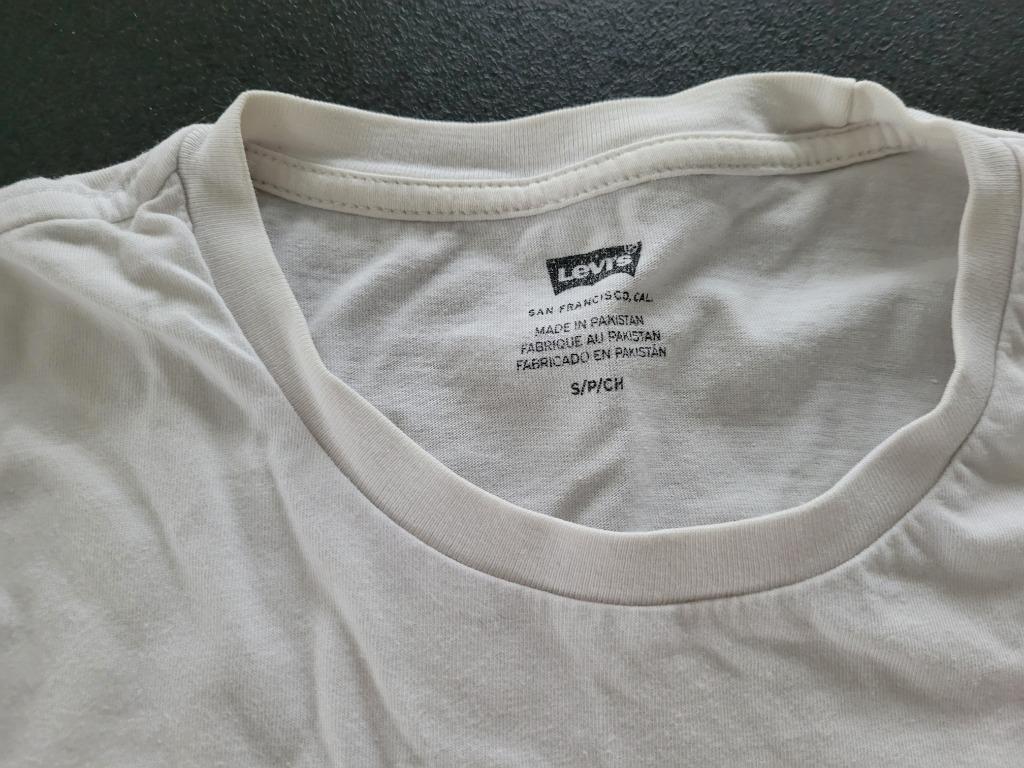 t shirt levis, Vêtements | Hommes, T-shirts, Enlèvement, Porté, Blanc, Taille 46 (S) ou plus petite