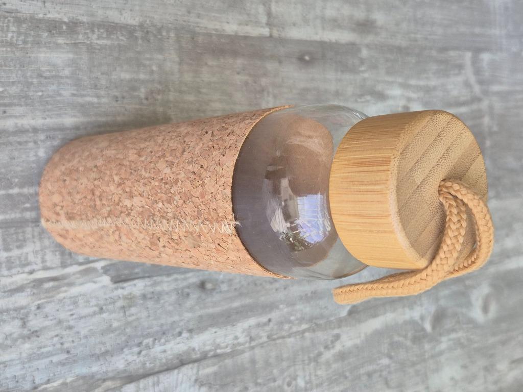 Drinkwater fles met kurken hoes, Ophalen, Nieuw