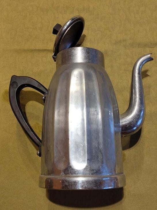 Cafetière vintage en métal, Enlèvement ou Envoi, Utilisé