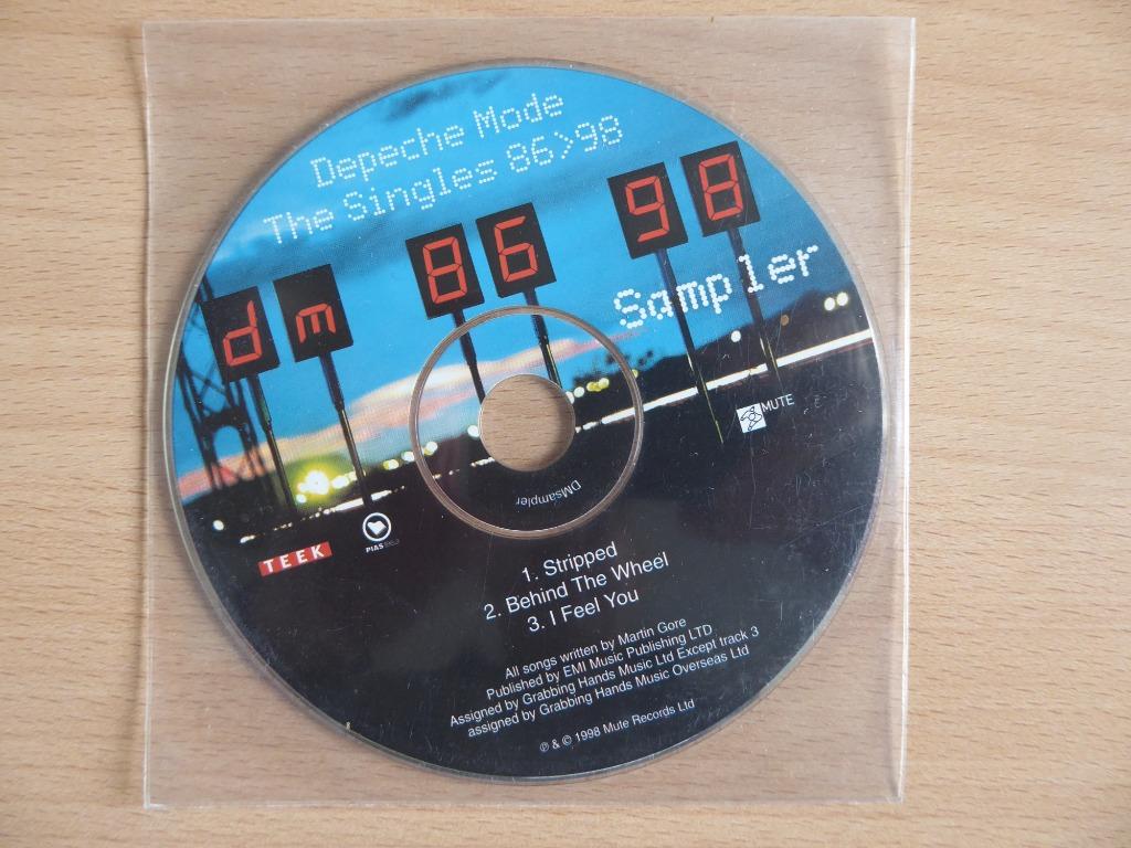 DEPECHE MODE = THE SINGLES  86/98  (3 TRACK PROMO CDSINGLE), 1 single, Ophalen of Verzenden, Zo goed als nieuw, Pop