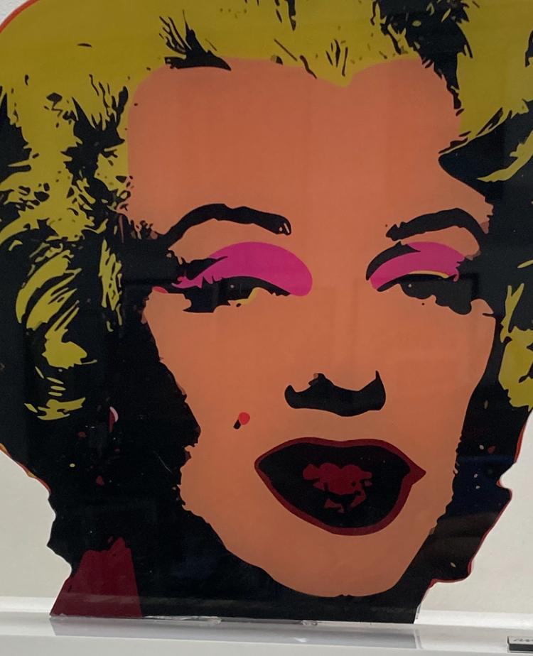 Andy Warhol: sculptuur van acrylglas met certificaat, Ophalen of Verzenden
