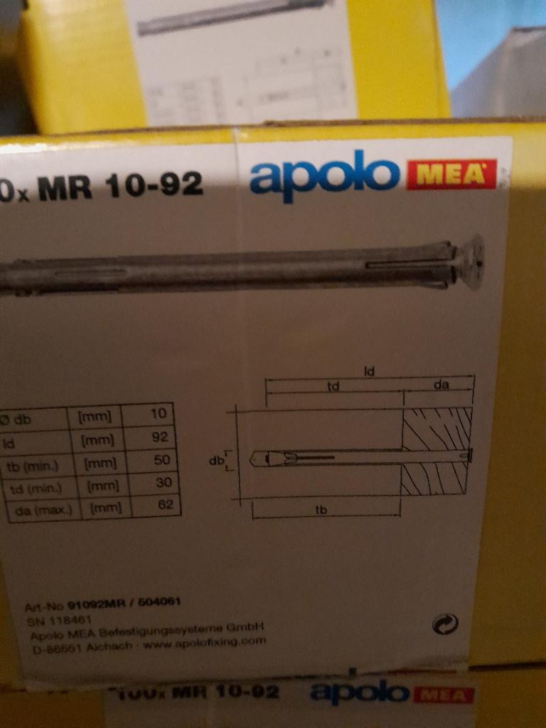 kozijnpluggen en slagpluggen, Doe-het-zelf en Bouw, Ophalen, Nieuw, Overige typen