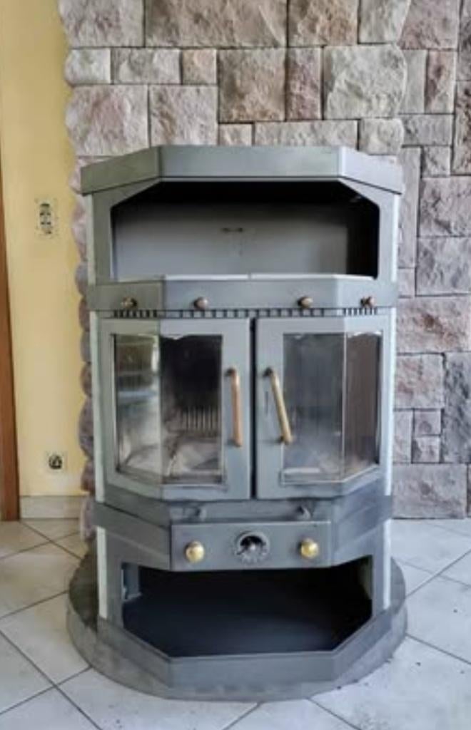 Barbas kachel, Ophalen, Gebruikt, Houtkachel, Vrijstaand