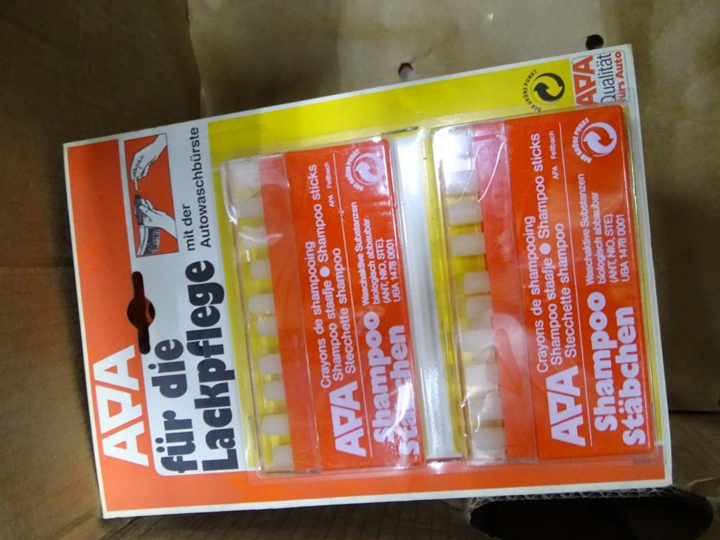 Vintage verpakking met shampoostaafjes voor wasborstel nieuw, Ophalen of Verzenden, Nieuw