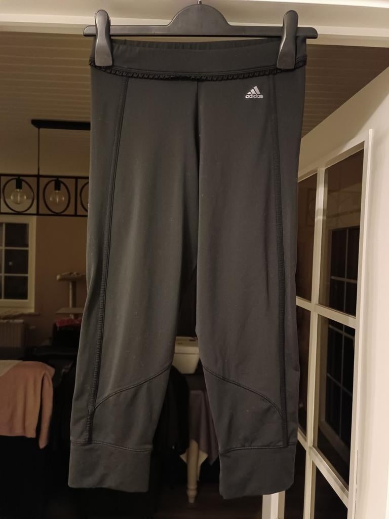 Adidas 3/4 sportleggingbroek, Kleding | Dames, Ophalen of Verzenden, Gedragen, Zwart
