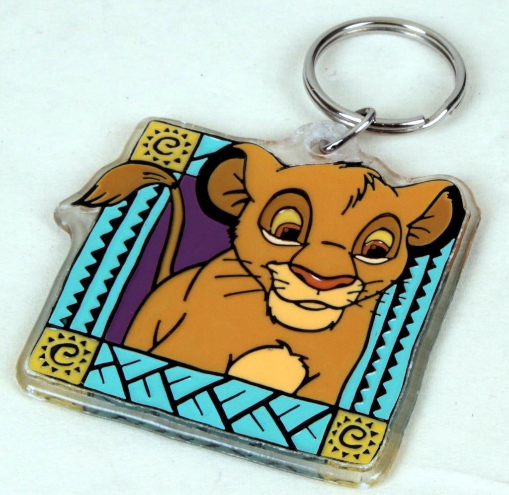 Sleutelhanger Lion King, Ophalen of Verzenden, Leeuwenkoning of Jungle Boek, Zo goed als nieuw, Beeldje of Figuurtje