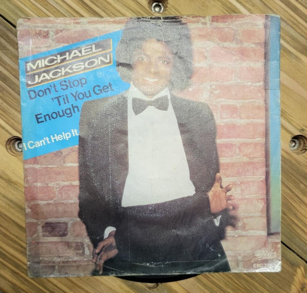 Michael Jackson vinyl single don't stop 'till you, Ophalen of Verzenden, Zo goed als nieuw, Single