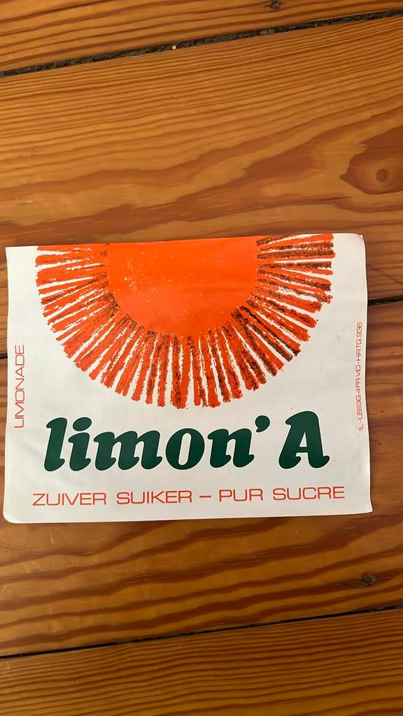 Etiket Cristal Alken limonade, Verzamelen, Ophalen of Verzenden, Nieuw
