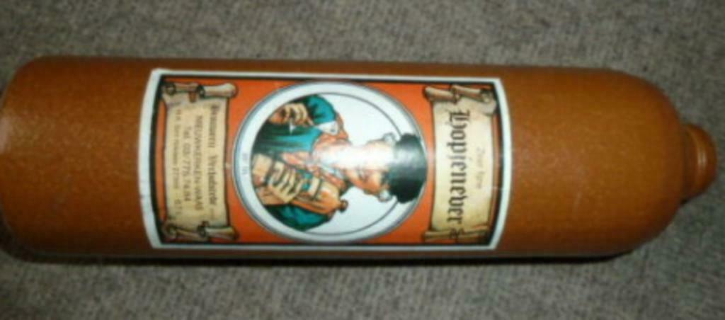 # stenen fles / kruik Zeer fijne HOPJENEVER Brij Verhofstede, Verzamelen, Biermerken, Gebruikt, Flesje(s), Overige merken, Ophalen of Verzenden