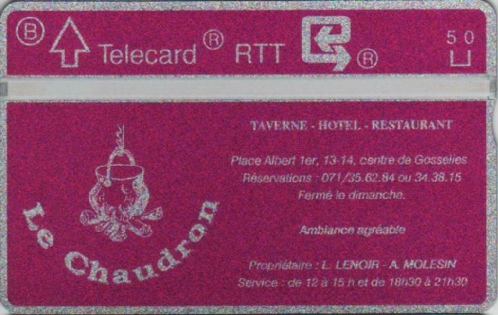 Télécarte Privée Belge P 228 Le Chaudron, Collections, Enlèvement ou Envoi