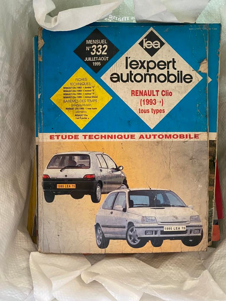 Manuel technique renault clio, Enlèvement ou Envoi