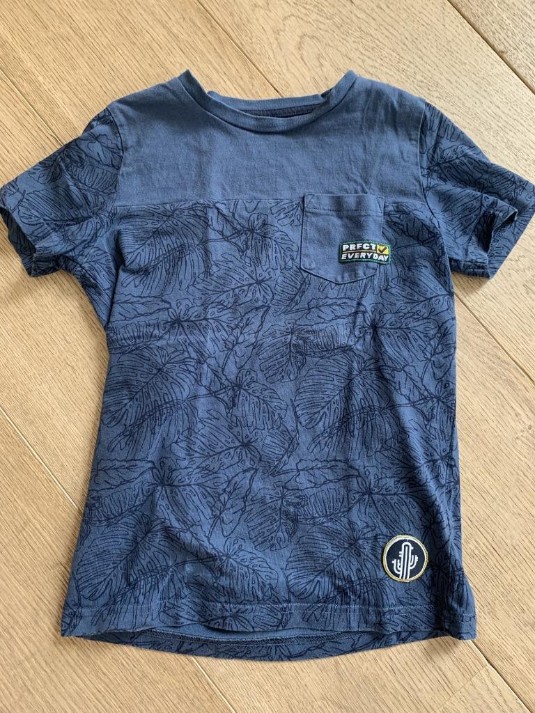 Blauwe shirt Hema 134/140, Kinderen en Baby's, Kinderkleding | Maat 134, Ophalen, Hema, Shirt of Longsleeve