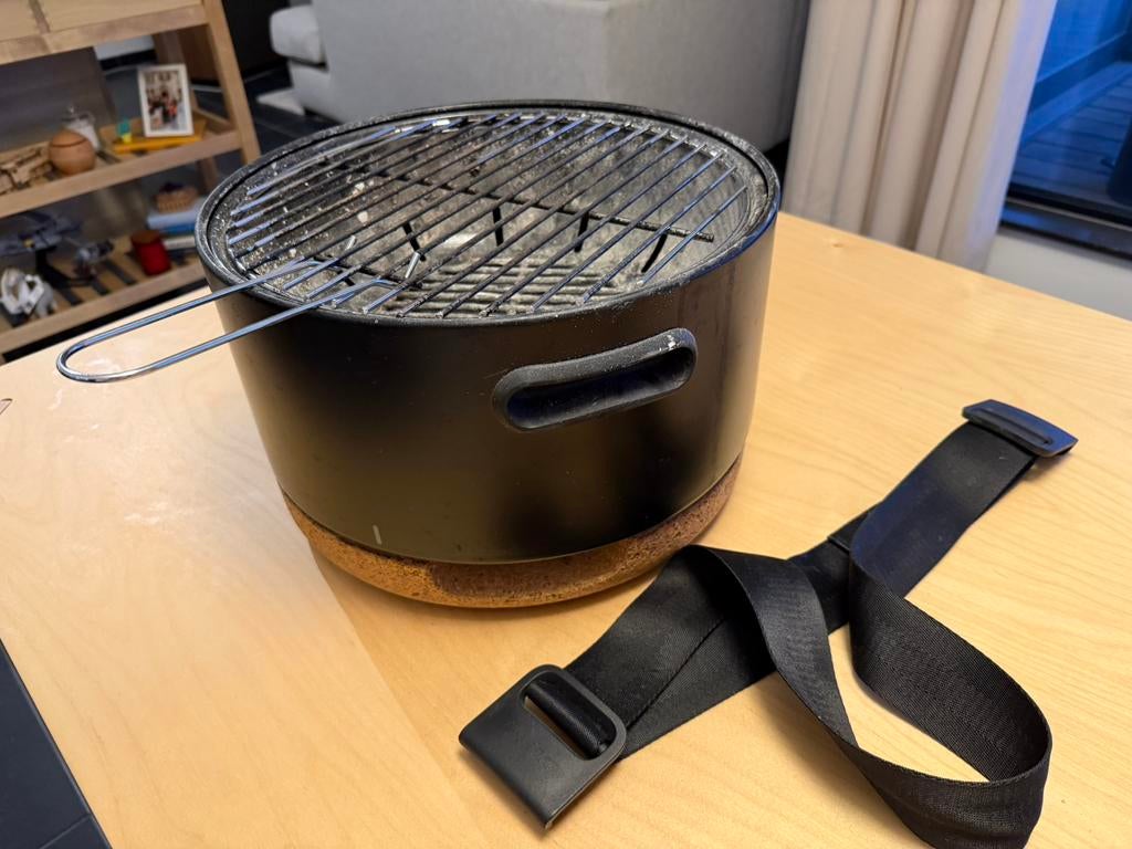 Draagbare barbecue, Ophalen, Gebruikt