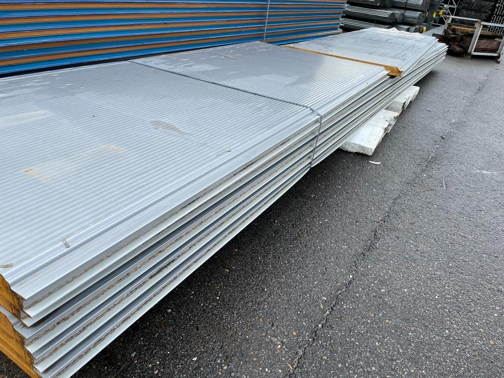 Sandwichpanelen 6300x1000 mm | 60 mm dik, Doe-het-zelf en Bouw, Platen en Panelen, Gebruikt, Overige materialen, 50 tot 100 mm