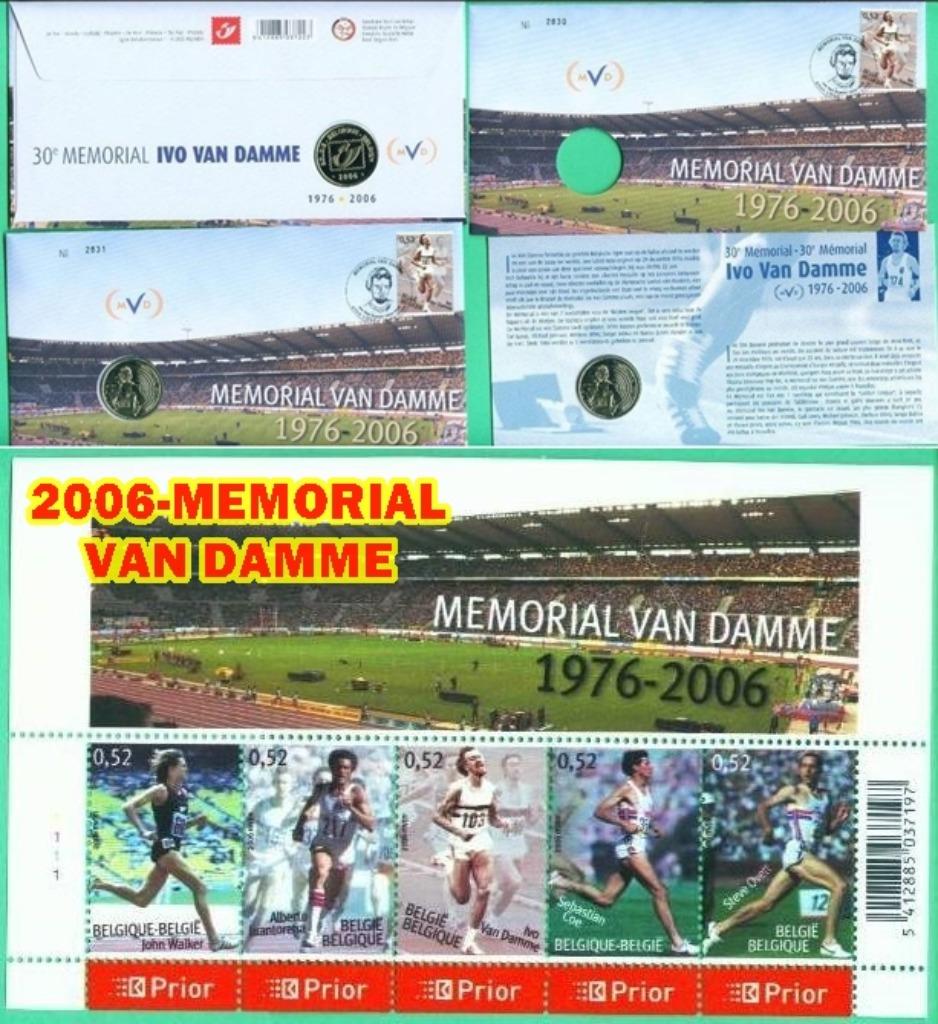2006  DEUX MEMORIAL VAN DAMME 1976--2006 4000 LIEGE-, Ophalen of Verzenden