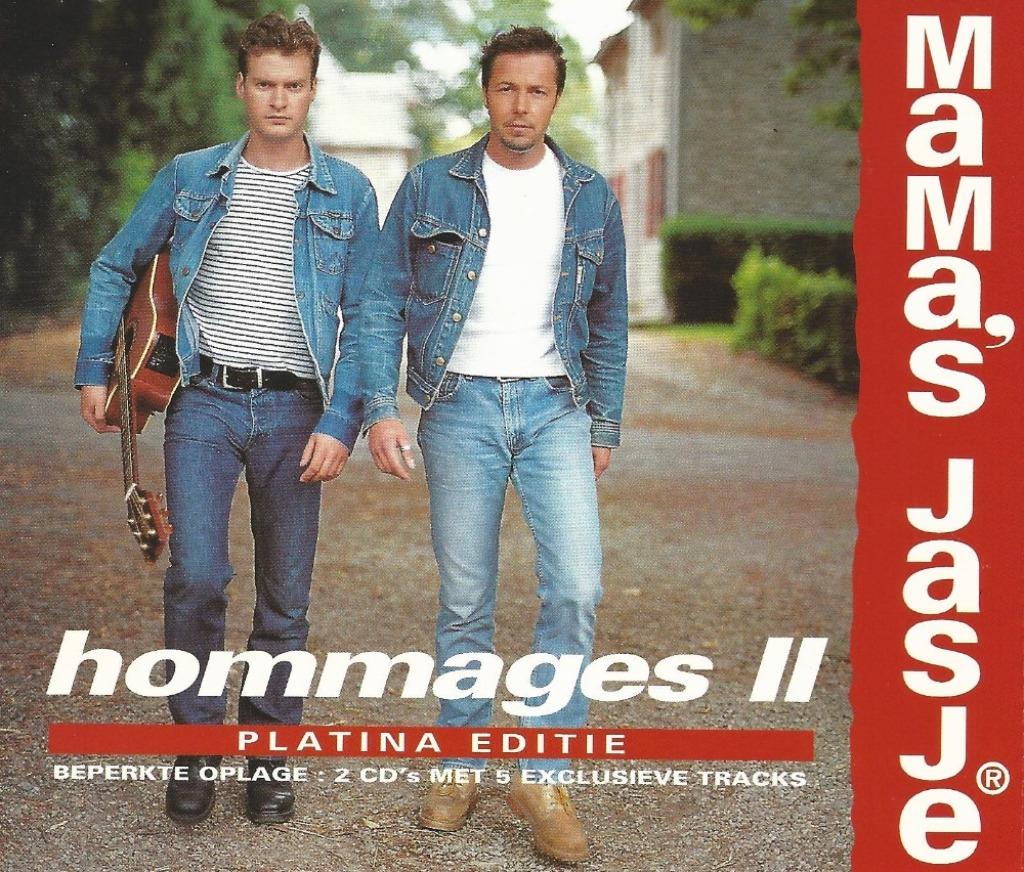 2CD-BOX * MAMA'S JASJE - HOMMAGES II - PLATINA EDITIE, CD & DVD, CD | Néerlandophone, Comme neuf, Chanson réaliste ou Smartlap