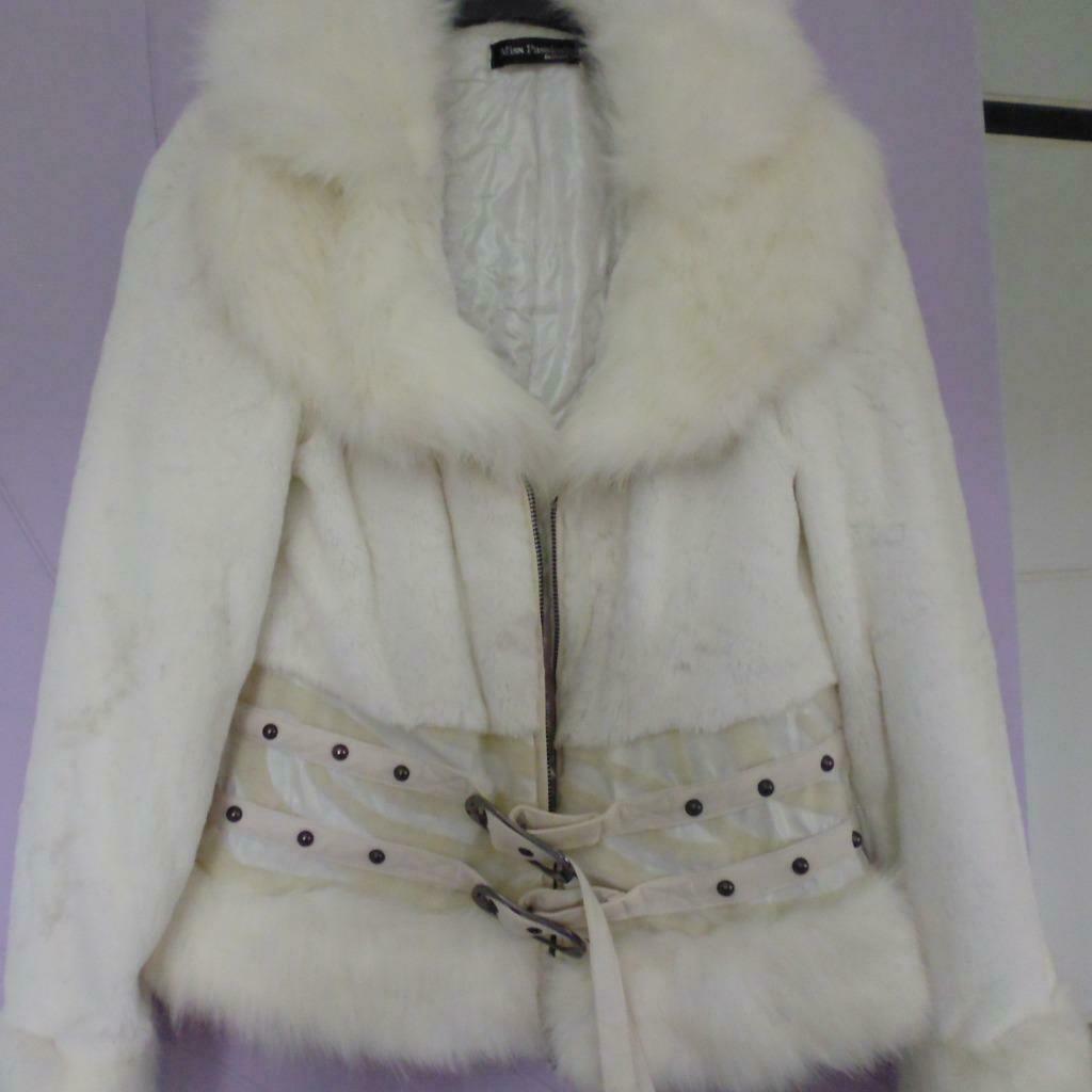 witte winter jas m/l nooit gedragen, Enlèvement ou Envoi, Neuf, Taille 38/40 (M), Blanc