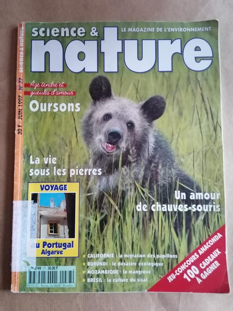 Science et nature N 77 Oursons - Juin 1997 L’UNIVERSITE DE L, Enlèvement ou Envoi, Oiseaux